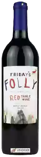 Winery BookCliff - Friday's Folly Red