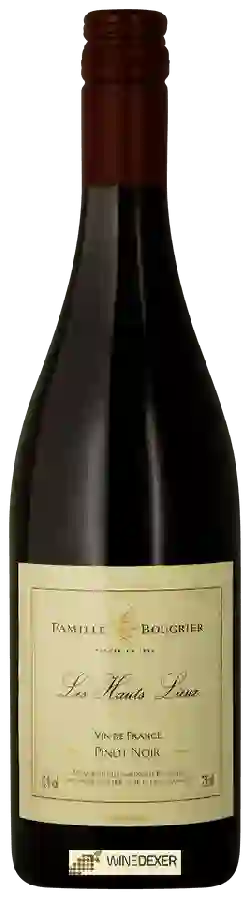 Winery Famille Bougrier - Les Hauts Lieux Pinot Noir