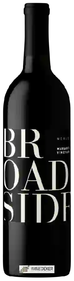Winery Broadside - Margarita Vineyard Merlot Winery Broadside - Margarita Vineyard Merlot