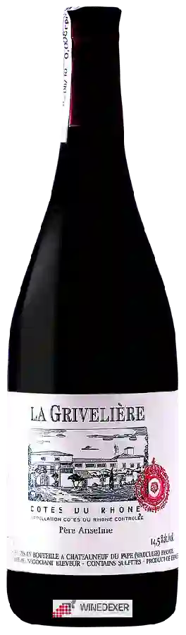 Winery Brotte - Côtes du Rhône La Grivelière Père Anselme Winery Brotte - Côtes du Rhône La Grivelière Père Anselme