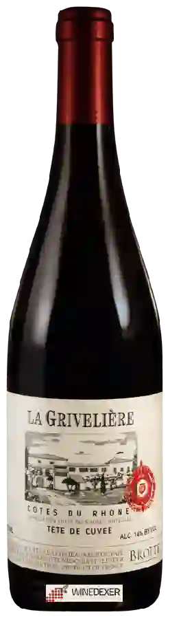 Winery Brotte - La Grivelière Tete de Cuvée Côtes du Rhône Winery Brotte - La Grivelière Tete de Cuvée Côtes du Rhône