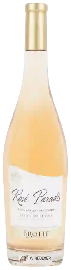 Winery Brotte - Rhône Valley Vineyards Rosé Paradis Côtes-du-Rhône