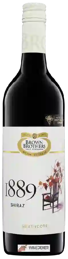 Winery Brown Brothers - 18 Eighty Nine Shiraz Winery Brown Brothers - 18 Eighty Nine Shiraz