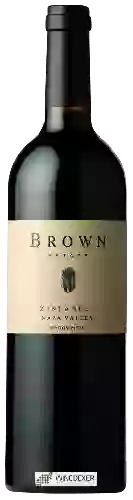 Winery Brown Estate - Napa Valley Zinfandel