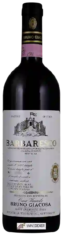 Winery Bruno Giacosa - Barbaresco Gallina Winery Bruno Giacosa - Barbaresco Gallina