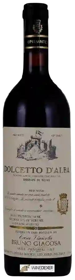 Winery Bruno Giacosa - Dolcetto d’Alba Basarini