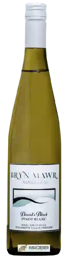 Winery Bryn Mawr Vineyards - David's Block Pinot Blanc