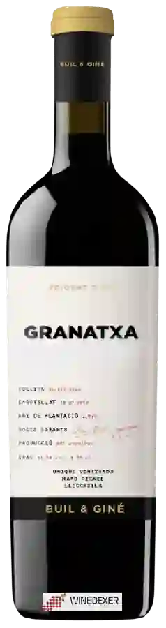 Winery Buil & Giné - Granatxa Distinguida