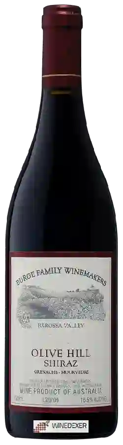 Winery Burge Family - Olive Hill (Shiraz - Grenache - Mourvedre) Winery Burge Family - Olive Hill (Shiraz - Grenache - Mourvedre)