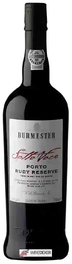 Winery Burmester - Sotto Voce Ruby Reserve Port Winery Burmester - Sotto Voce Ruby Reserve Port