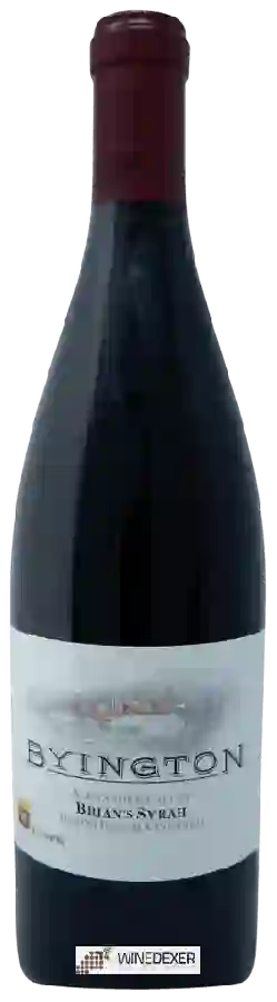 Byington Vineyard and Winery - Pigoni Ranch Vineyard Brian's Syrah