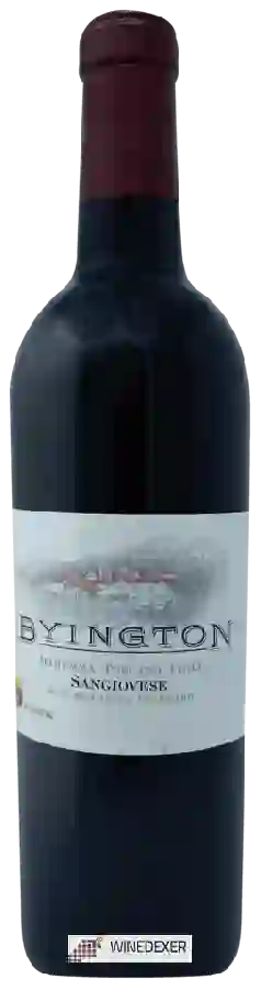 Byington Vineyard and Winery - Podere Casina Vineyard Sangiovese