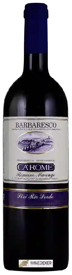 Winery Ca' Rome' - Barbaresco Söri Rio Sordo