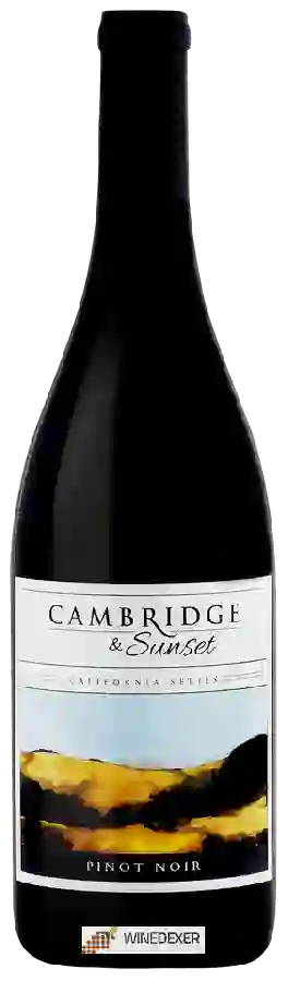 Winery Cambridge & Sunset - Pinot Noir Winery Cambridge & Sunset - Pinot Noir