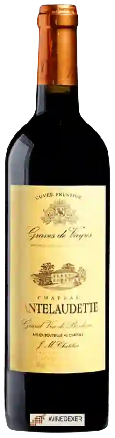 Vignobles Chatelier - Château Cantelaudette Cuvée Prestige Graves de Vayres Vignobles Chatelier - Château Cantelaudette Cuvée Prestige Graves de Vayres