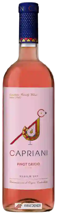 Winery Capriani - Pinot Grigio Blush Medium Dry