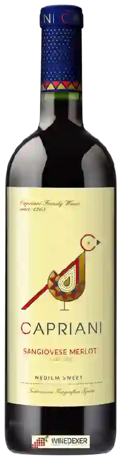 Winery Capriani - Sangiovese - Merlot Medium Sweet Winery Capriani - Sangiovese - Merlot Medium Sweet