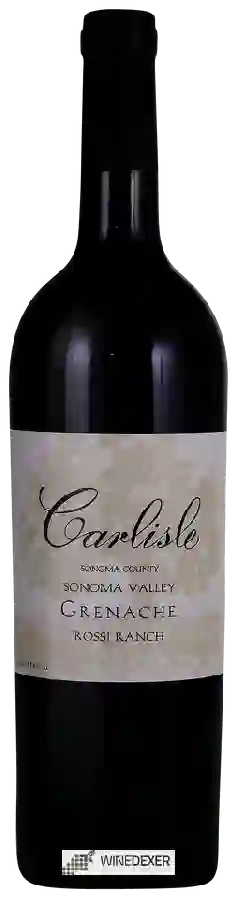 Winery Carlisle - Rossi Ranch Grenache Winery Carlisle - Rossi Ranch Grenache