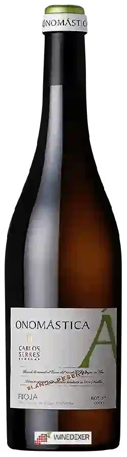Winery Carlos Serres - Onomástica Rioja Reserva Blanco Winery Carlos Serres - Onomástica Rioja Reserva Blanco