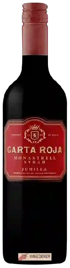 Winery Carta Roja - Crianza Monastrell - Syrah Winery Carta Roja - Crianza Monastrell - Syrah