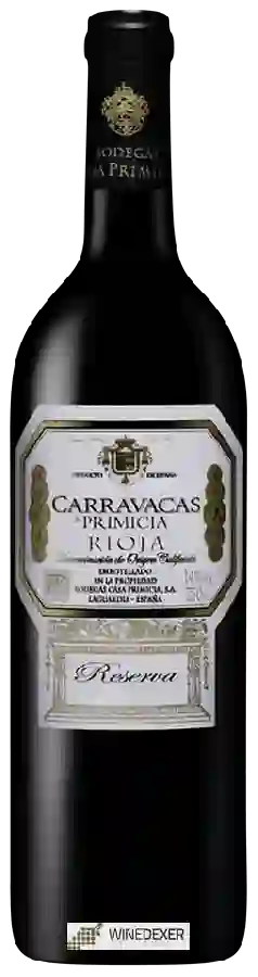 Bodegas Casa Primicia - Carravacas de Primicia Reserva Bodegas Casa Primicia - Carravacas de Primicia Reserva