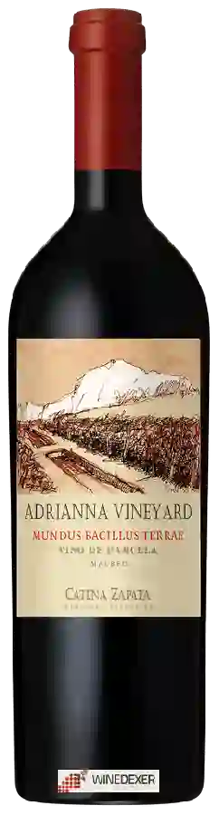 Winery Catena Zapata - Adrianna Vineyard Mundus Bacillus Terrae Malbec Winery Catena Zapata - Adrianna Vineyard Mundus Bacillus Terrae Malbec
