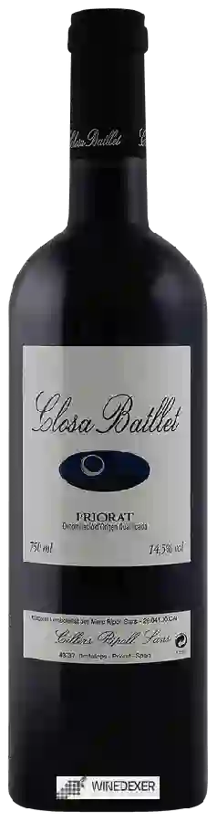 Winery Cal Batllet - Celler Ripoll Sans - Closa Batllet Winery Cal Batllet - Celler Ripoll Sans - Closa Batllet