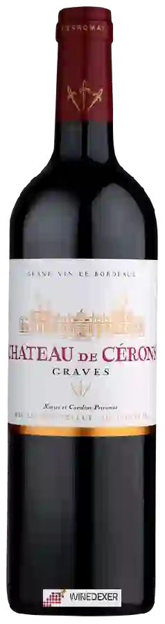 Château de Cérons - Graves Rouge Château de Cérons - Graves Rouge