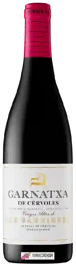 Winery Cérvoles - Garnatxa de Cérvoles Vinyes Altes de Les Garrigues Winery Cérvoles - Garnatxa de Cérvoles Vinyes Altes de Les Garrigues