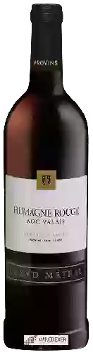 Winery Provins - Grand Métral Humagne Rouge