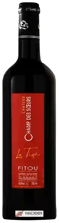 Winery Champ des Soeurs - La Tina Fitou Winery Champ des Soeurs - La Tina Fitou