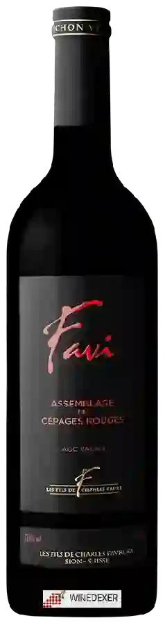 Winery Les Fils de Charles Favre - Favi Assemblage de Cépages Rouges Winery Les Fils de Charles Favre - Favi Assemblage de Cépages Rouges