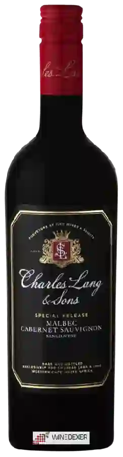 Winery Charles Lang & Sons - Special Release Red Winery Charles Lang & Sons - Special Release Red