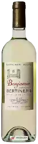 Château Bertinerie - Benjamin Blaye - Côtes de Bordeaux Sauvignon Blanc