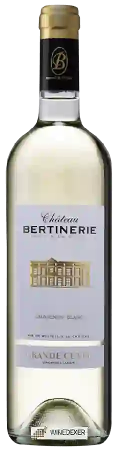 Château Bertinerie - Grande Cuvée Blaye - Côtes de Bordeaux Sauvignon Blanc Château Bertinerie - Grande Cuvée Blaye - Côtes de Bordeaux Sauvignon Blanc