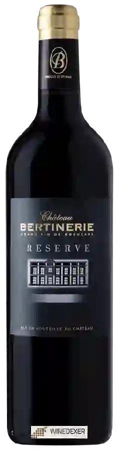 Château Bertinerie - Réserve Blaye - Côtes de Bordeaux