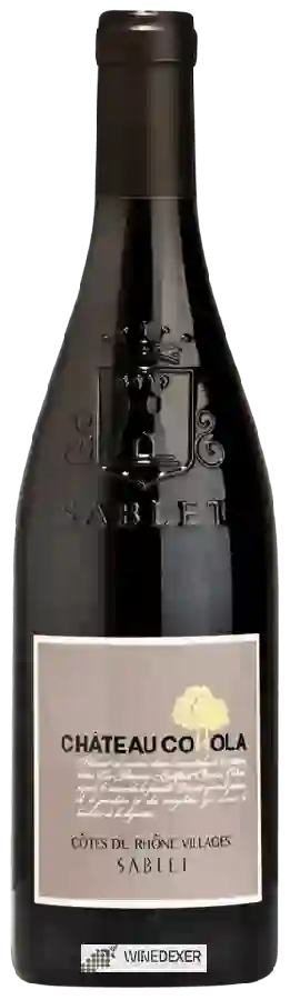 Château Cohola - Côtes-du-Rhône-Villages 'Sablet' Rouge