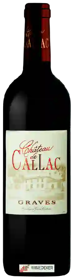 Château de Callac - Graves Rouge Château de Callac - Graves Rouge