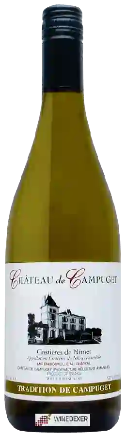 Château de Campuget - Costières-de-Nîmes Blanc (Tradition de Campuget)