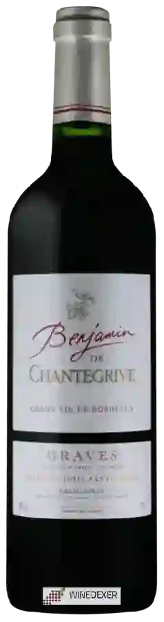 Château de Chantegrive - Benjamin de Chantegrive Graves