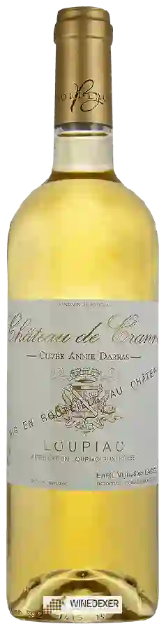 Château de Cranne - Vincent Lacoste - Cuvée Annie Darras Loupiac