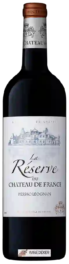 Château de France - La Réserve Pessac-Léognan Château de France - La Réserve Pessac-Léognan