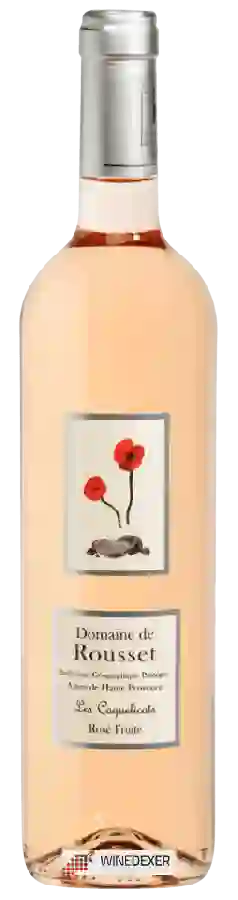 Château de Rousset - Les Coquelicots Rosé Fruité Château de Rousset - Les Coquelicots Rosé Fruité