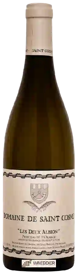 Château de Saint Cosme - Les Deux Albion 'Principaute d'Orange' Vaucluse Blanc Château de Saint Cosme - Les Deux Albion 'Principaute d'Orange' Vaucluse Blanc