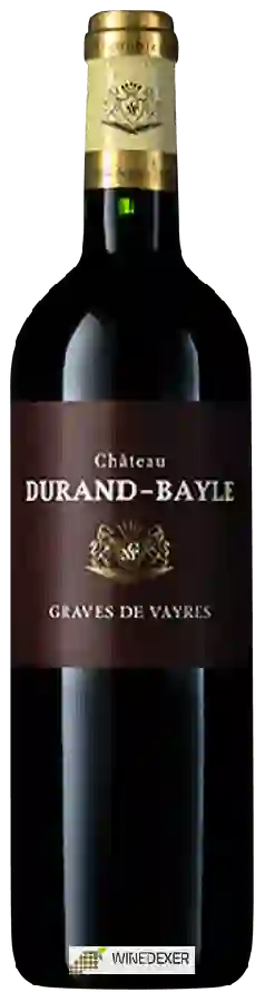 Château Durand-Bayle - Graves de Vayres Rouge Château Durand-Bayle - Graves de Vayres Rouge