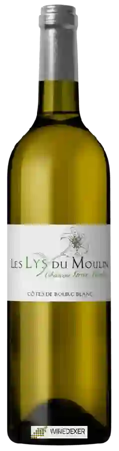 Château Gros Moulin - Les Lys du Moulin Côtes de Bourg Blanc Château Gros Moulin - Les Lys du Moulin Côtes de Bourg Blanc