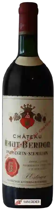 Château Haut Bernon - Puisseguin-Saint-Émilion Château Haut Bernon - Puisseguin-Saint-Émilion