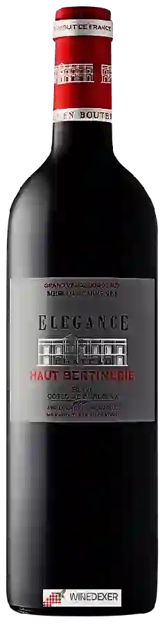 Château Haut Bertinerie - Elegance Blaye - Côtes de Bordeaux Merlot - Cabernet