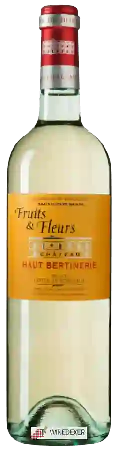 Château Haut Bertinerie - Fruits & Fleurs Blaye - Côtes de Bordeaux Sauvignon Blanc