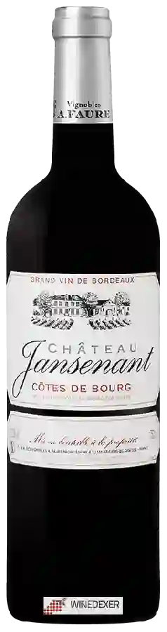 Château Jansenant - Côtes de Bourg Château Jansenant - Côtes de Bourg